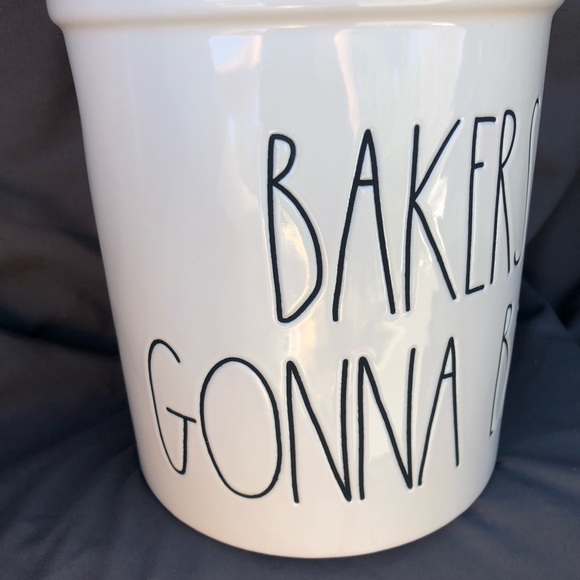 Rae Dunn Other New Rae Dunn Bakers Gonna Bake Crock Canister Ll